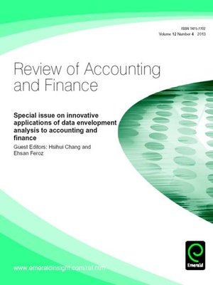 cover image of Review of Accounting & Finance, Volume 12, Issue 4